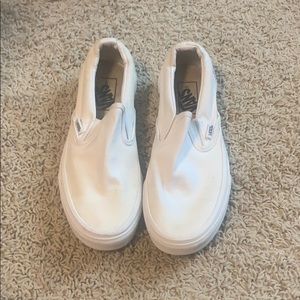 all white vans